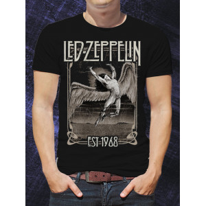 Tricou Led Zeppelin Faded Falling pentru bărbați